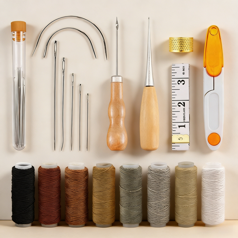 Leatherwork Beginner Tools - Leather Craft Working Tools Stitching Sewing