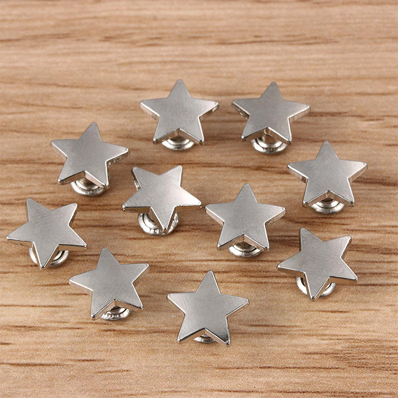 Rivet Setter Tool - 10Pcs/Lot 9/12/19mm DIY Screw Studs Stars