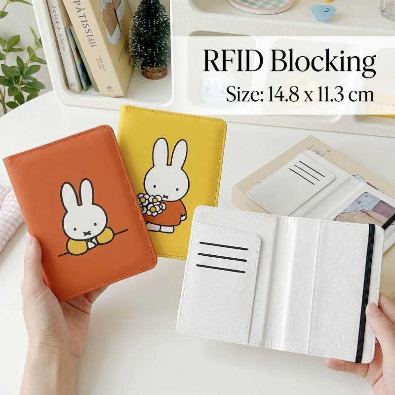 Leatherworking Items - Kawaii Miffy ID Card Passport Wallet