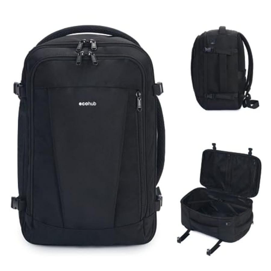 Leatherworking Items - ECOHUB Travel Backpack 18x14x8 Spirit Airlines