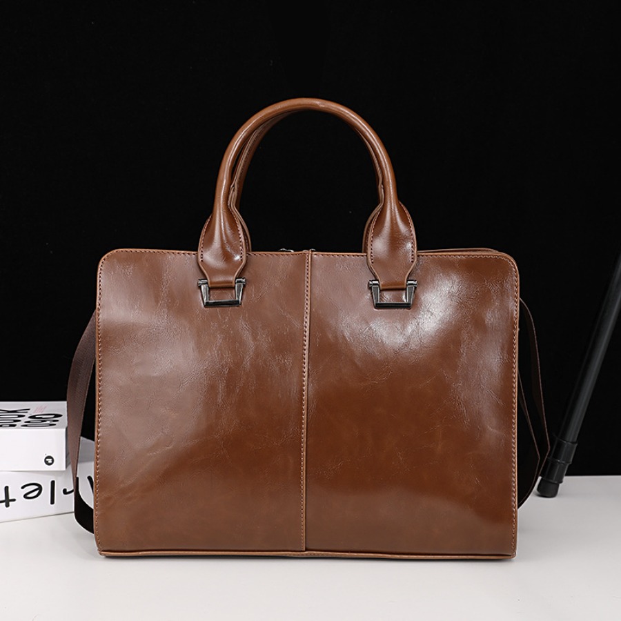 【New Arrival】Vintage Brown Lea – Leather Work Laptop Bag Bewertung und Preis