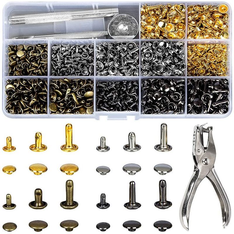 Metal Double Cap Rivets Stud R – Rivet Setter Tool Bewertung und Preis