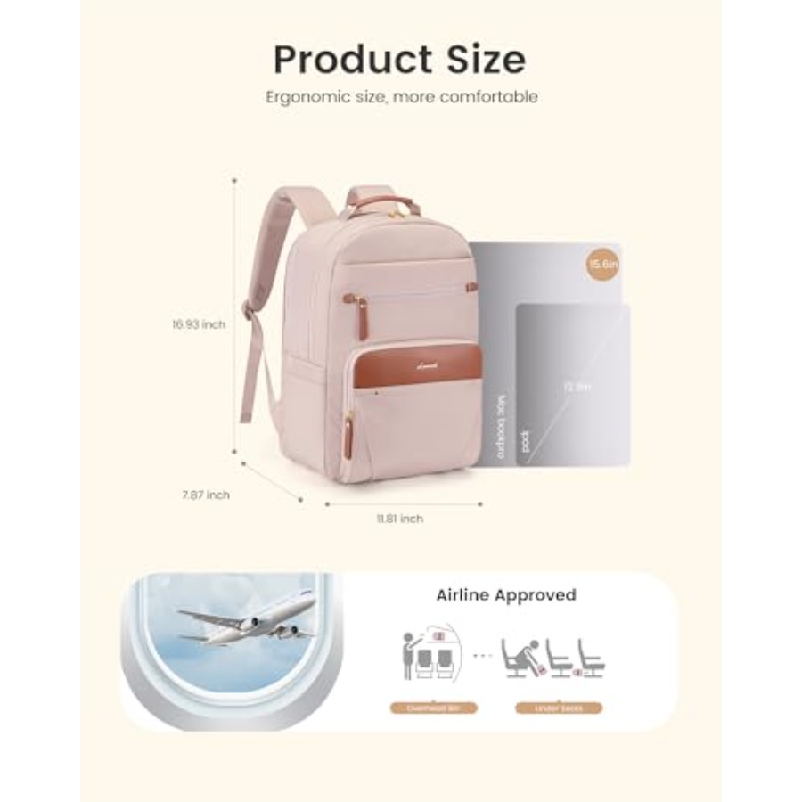 Laptop Backpack for Women with – Leather Work Laptop Bag Bewertung und Preis