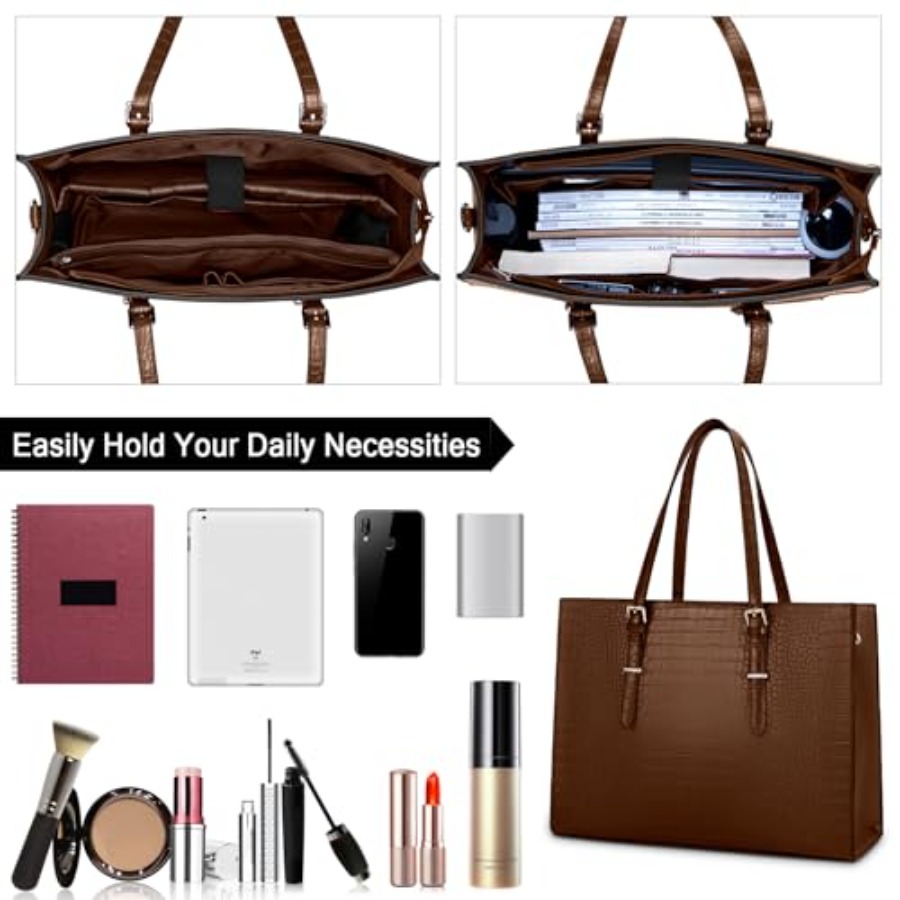 Laptop Bag for Women 15.6 Inch – Leather Work Laptop Bag Bewertung und Preis