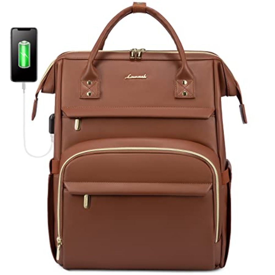 Leather Laptop Backpack for Wo – Leather Work Laptop Bag Bewertung und Preis