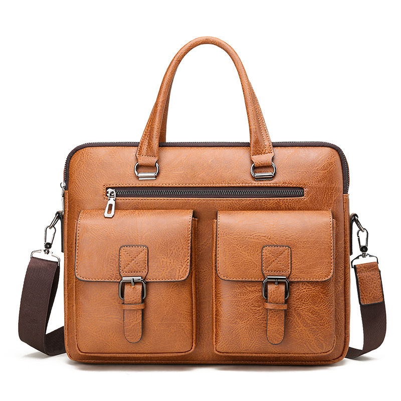 Luxury Brand Man Business Brie – Leather Work Laptop Bag Bewertung und Preis