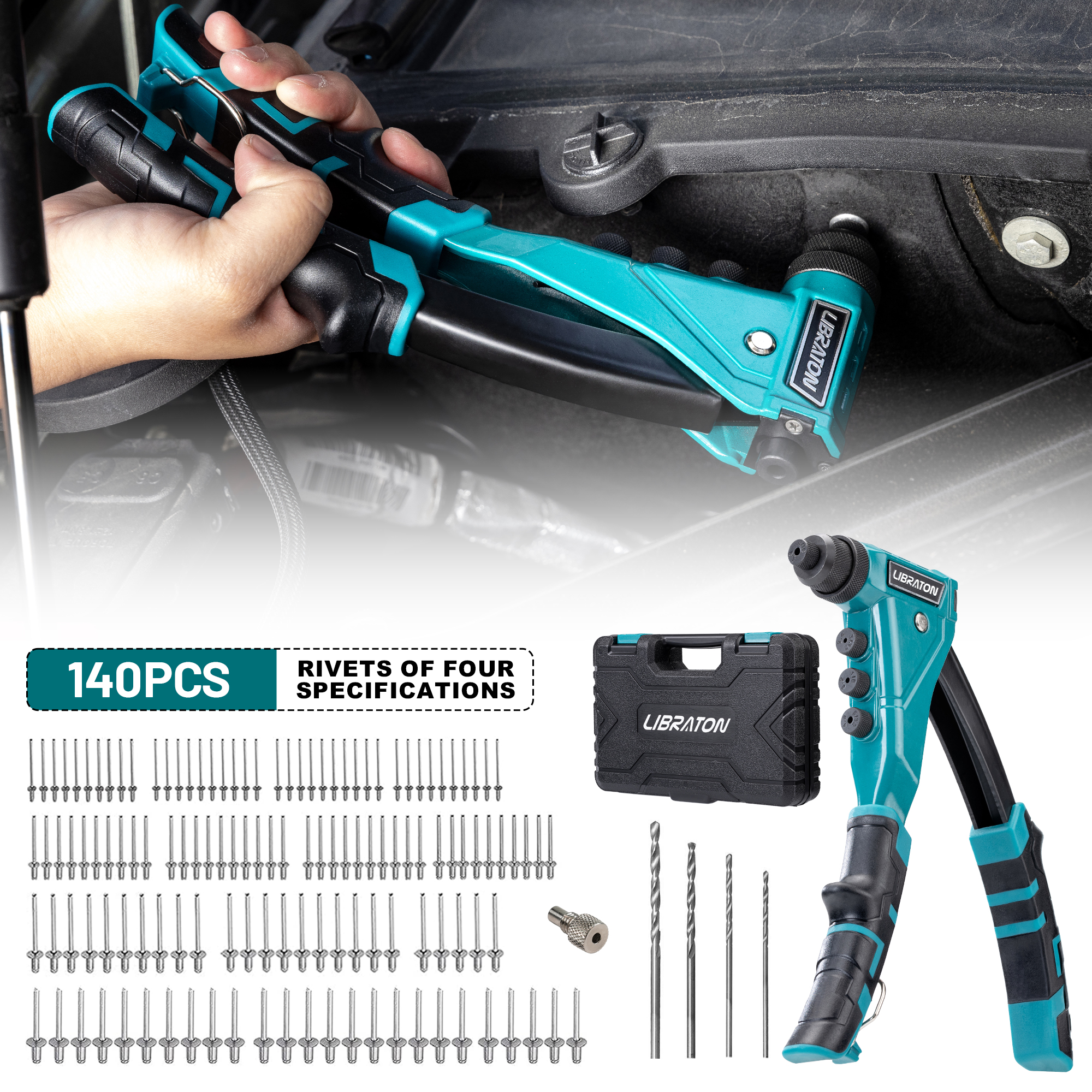 LIBRATON 140pcs Heavy-Duty Riv – Rivet Setter Tool Bewertung und Preis