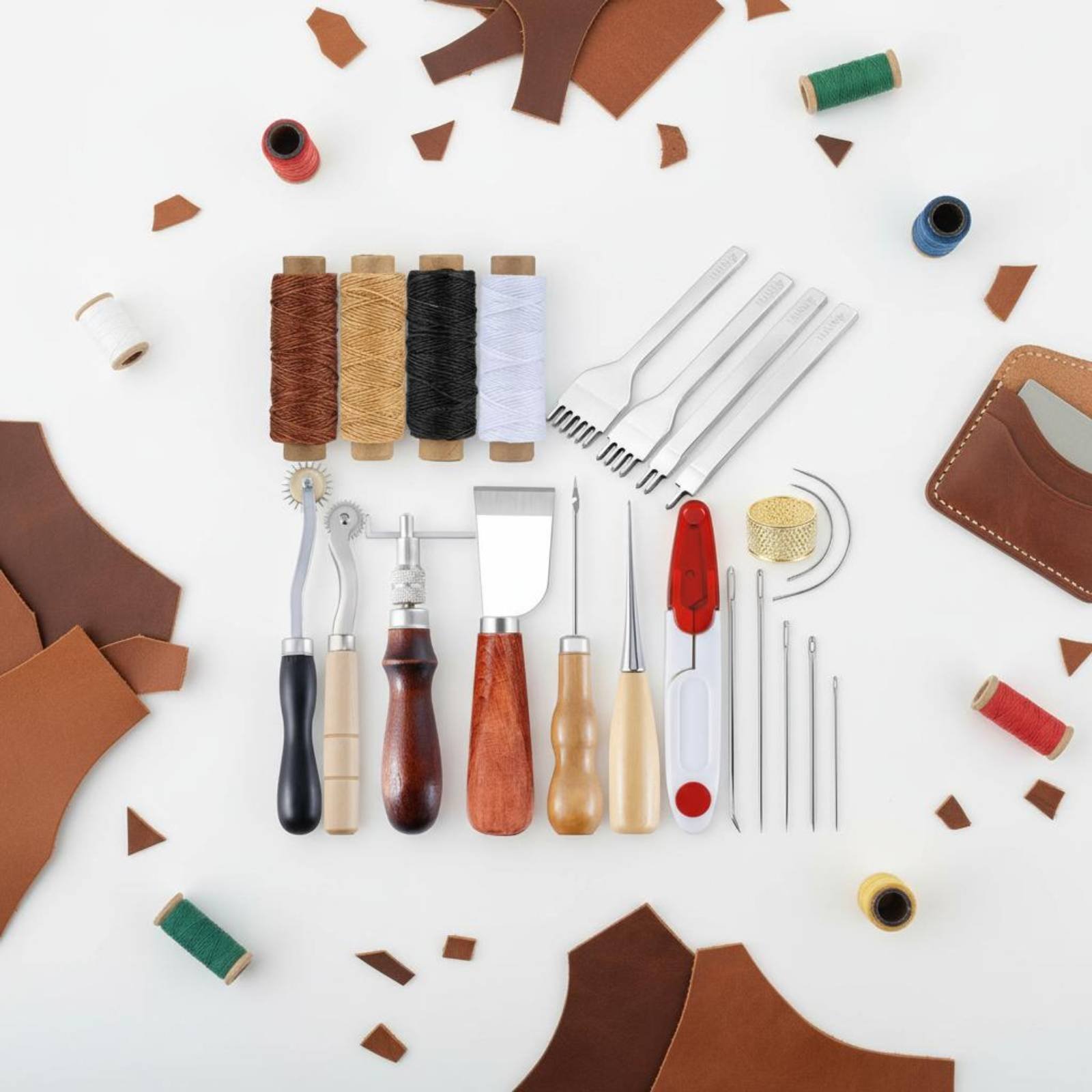 Leather Hand Sewing Tool Set M – Leatherwork Beginner Tools Bewertung und Preis