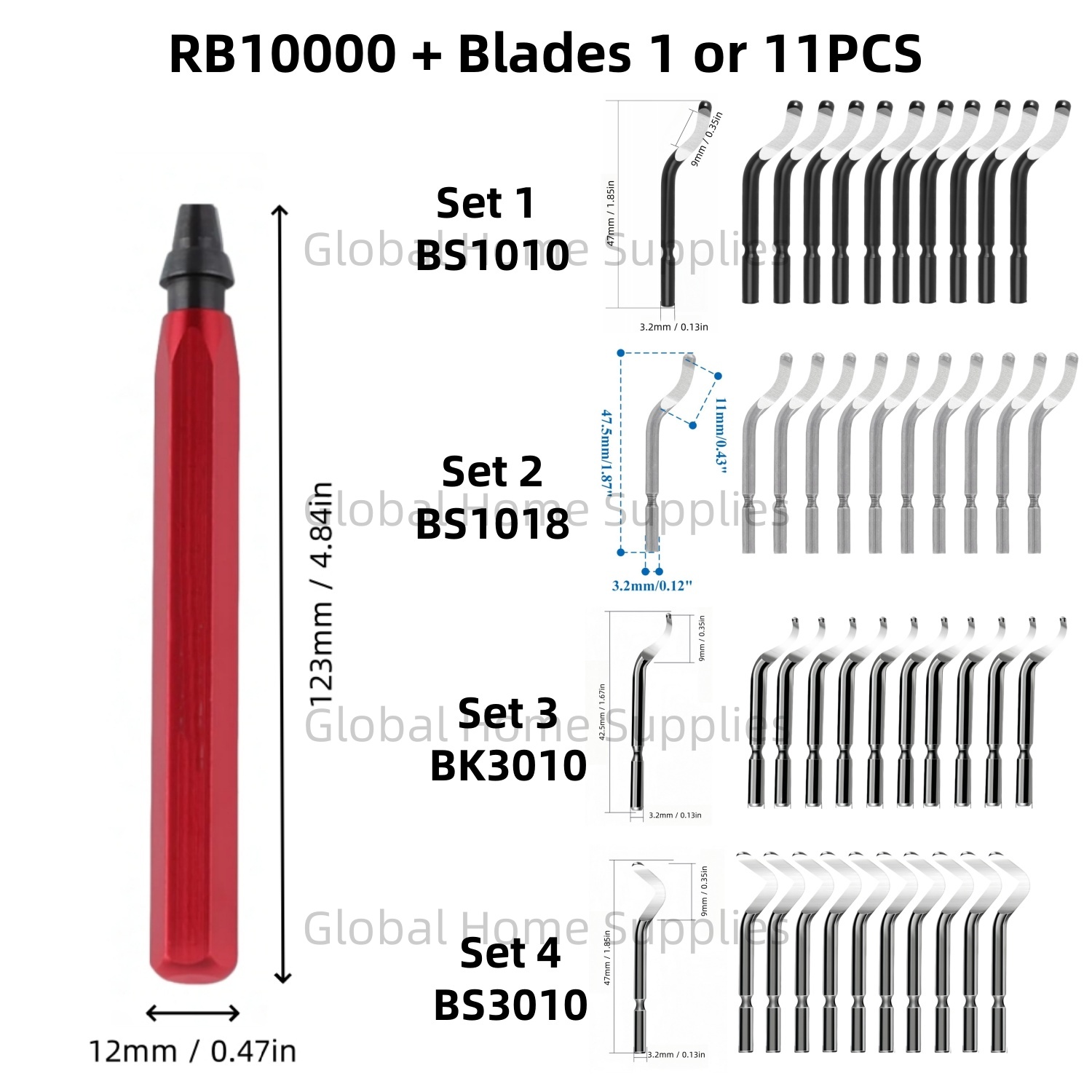 Deburring Tool Set RB1000 with – Swivel Knife Tool Bewertung und Preis