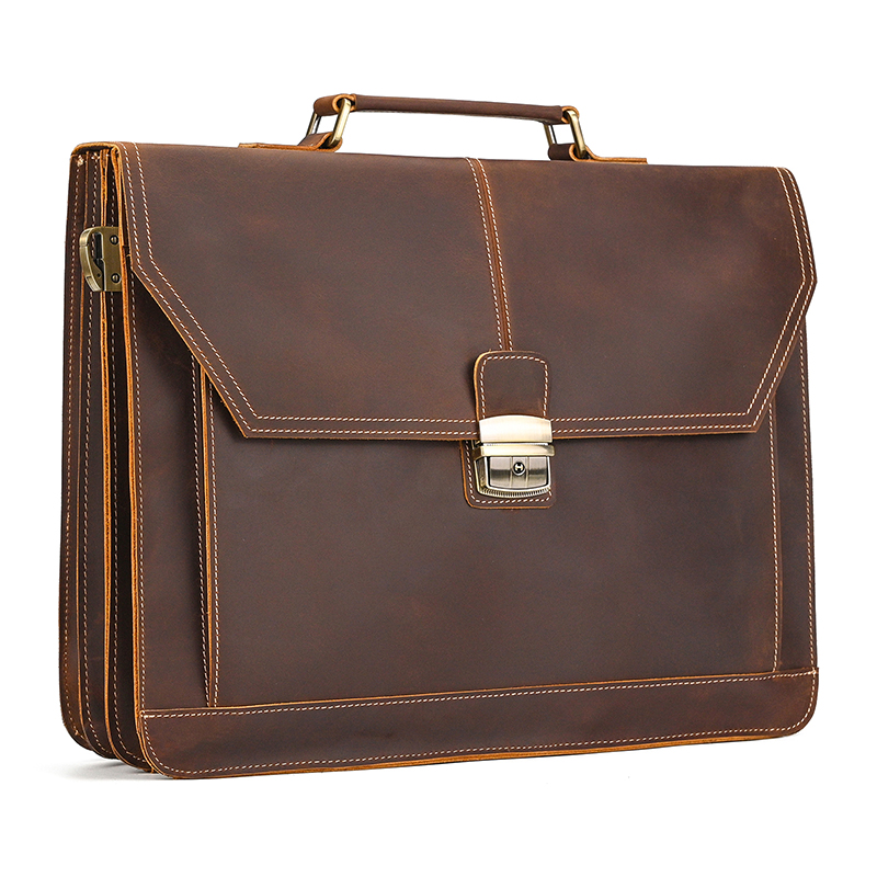 High Quality Laptop Briefcase  – Leather Work Laptop Bag Bewertung und Preis
