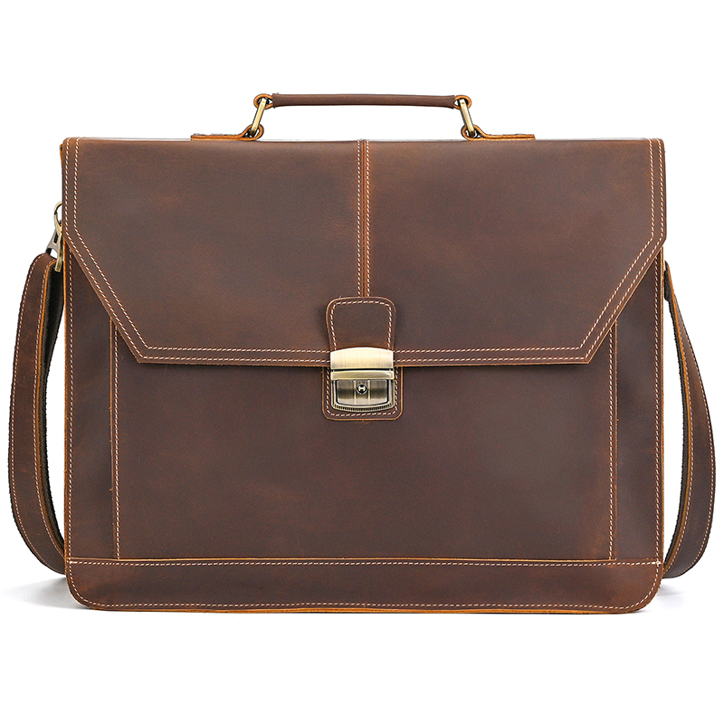 High Quality Laptop Briefcase  – Leather Work Laptop Bag Bewertung und Preis