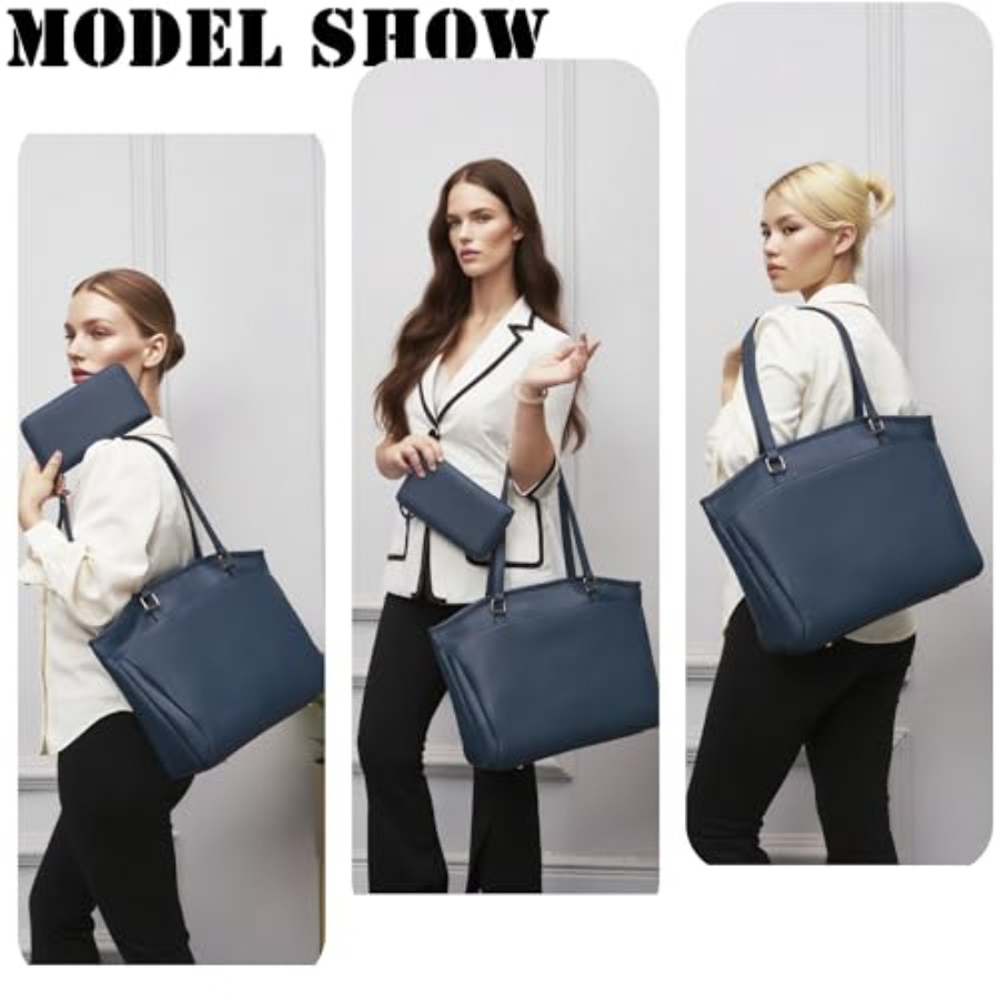 15.6 Inch Laptop Tote Bag for  – Leather Work Laptop Bag Bewertung und Preis