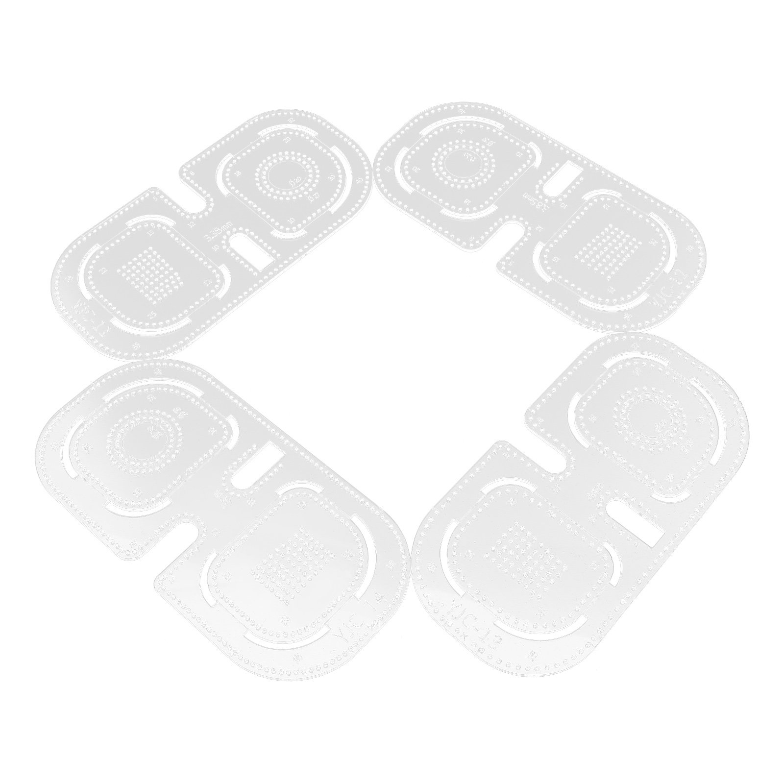 4Pcs Precision Acrylic Prickin – Leatherworking Guide Bewertung und Preis