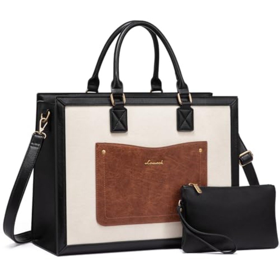 Laptop Tote Bag for Women, Wor – Leather Work Laptop Bag Bewertung und Preis