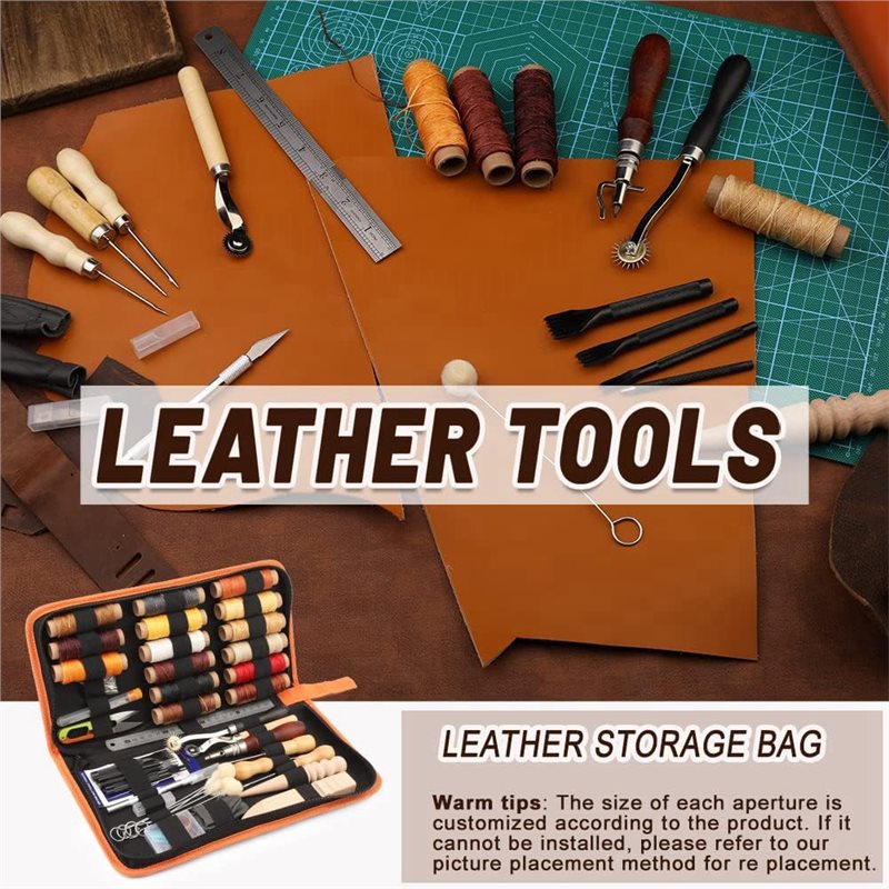 A008 Leather Working Tools Kit – Leatherwork Beginner Tools Bewertung und Preis