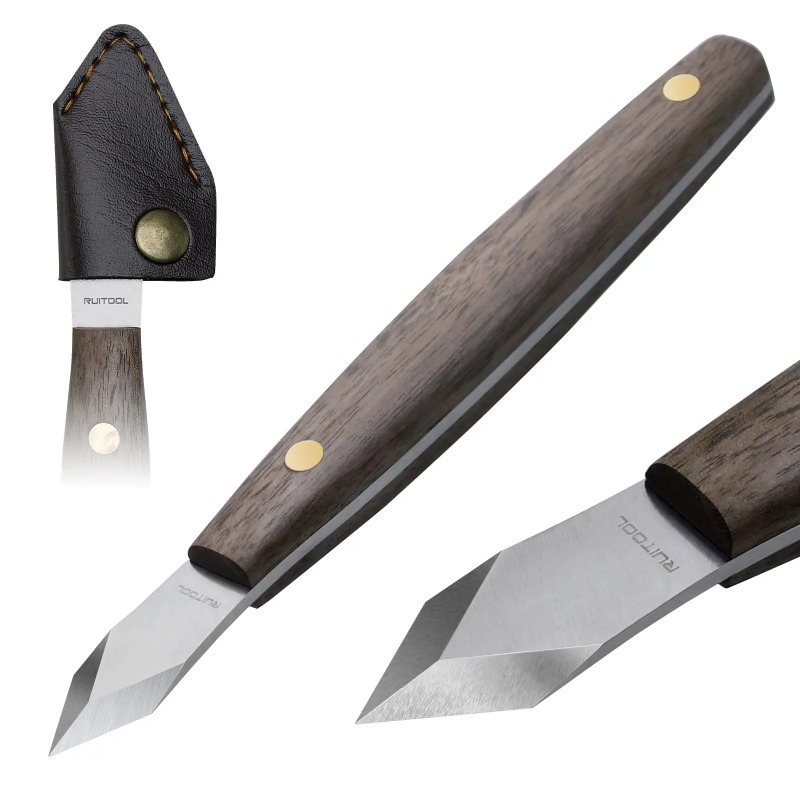 Handmade carving knife, thin e – Leatherwork Knife Sheath Bewertung und Preis