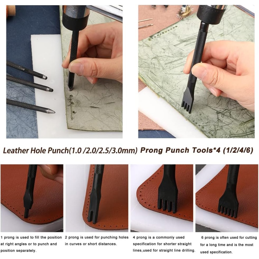Leather Working Tools Practica – Leatherwork Beginner Tools Bewertung und Preis