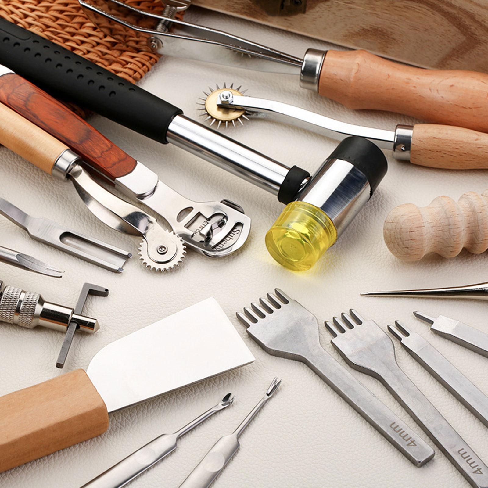 29x PU Leather Working Kit Equ – Leatherwork Beginner Tools Bewertung und Preis