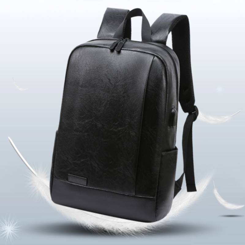 Men Fashionable Backpack PU Le – Leather Work Laptop Bag Bewertung und Preis