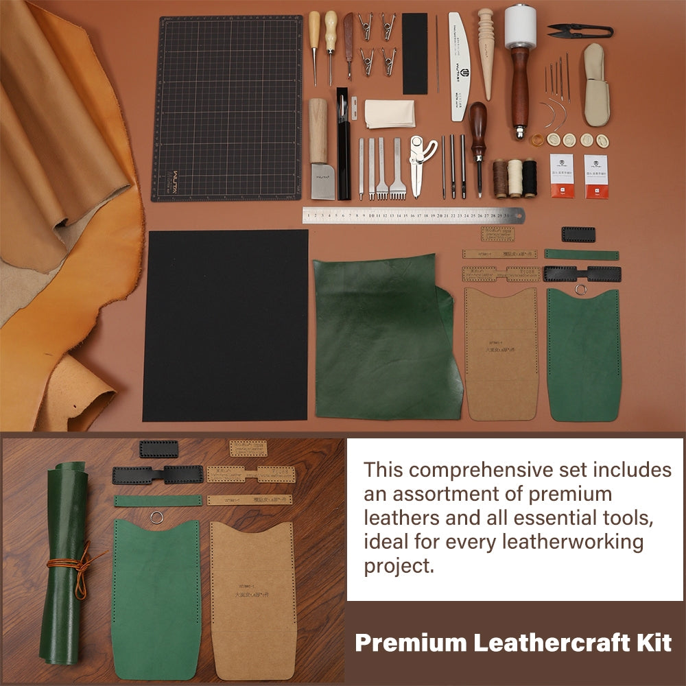 WUTA 74Pcs Leather Craft Tools – Leatherwork Beginner Tools Bewertung und Preis