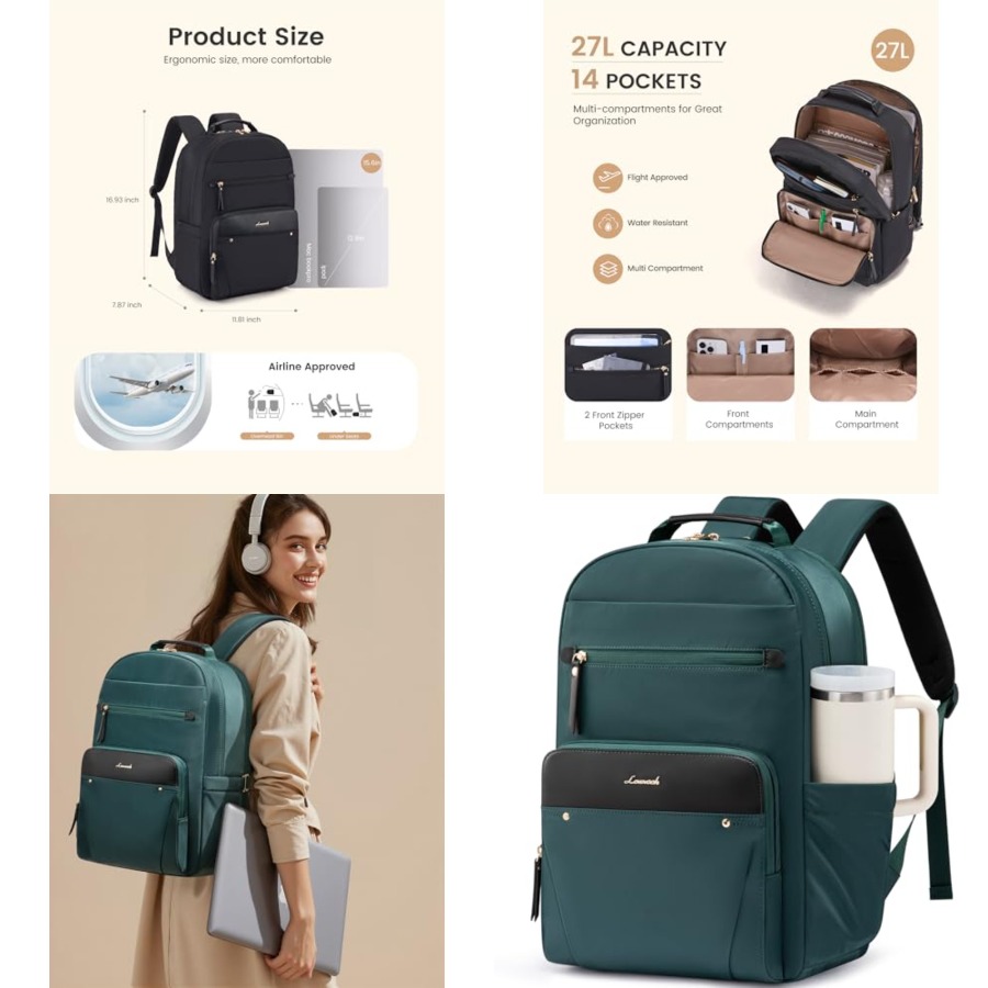 Laptop Backpack for Women with – Leatherworking Items Bewertung und Preis