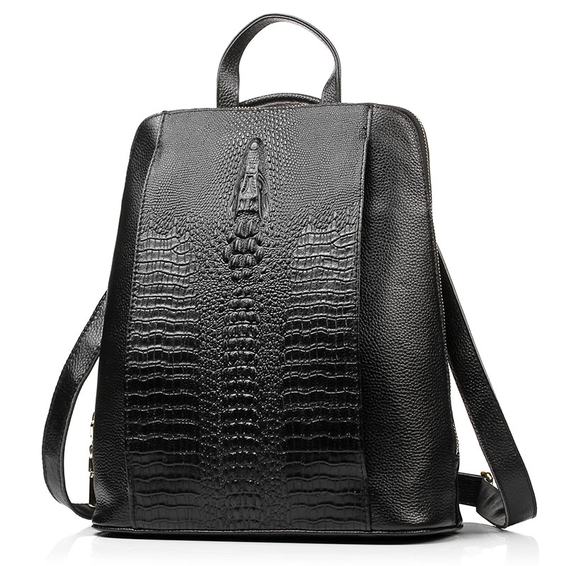 Zency Women's Crocodile Leathe – Leather Work Laptop Bag Bewertung und Preis
